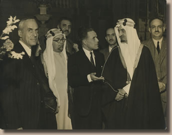 1946 - Bourguiba and Prince Faysal in New York 1946